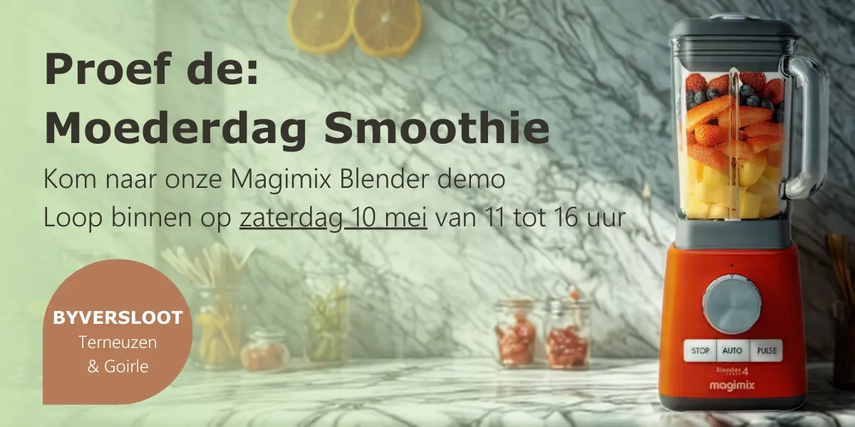 Proef onze Moederdag Smoothie in Terneuzen en Goirle